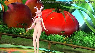 Megurine Luka's Full Nude Bunny Costume Shocks in Project Diva Mod