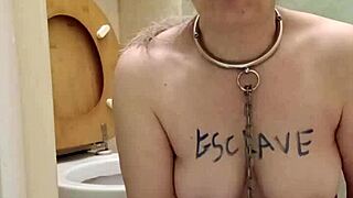 Amateur BDSM Slave Whore Licks Filthy Toilets in Humiliation