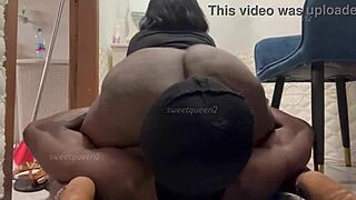 bbw ebony goddess gives quick golden shower then wet ass licking facesit