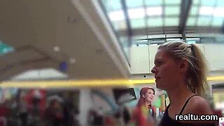 My adorable Czech kitten tempted in mall for POV fuck