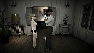 blonde lingerie tease in voyeur angels awakening play part 3