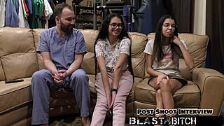 Stepsis Aria Nicole nurses in latex gloves spreading for creampie pov 😏👩‍⚕️💦