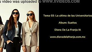 University emo goddess diana dances seductively at mexican nightclub with swingers