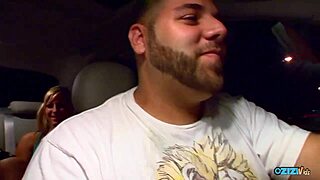 yo blonde skater strips everything off then takes hard doggystyle pounding