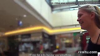 My adorable Czech kitten tempted in mall for POV fuck