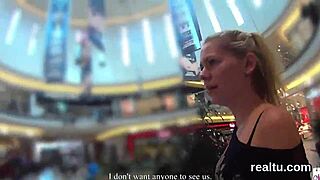 My adorable Czech kitten tempted in mall for POV fuck