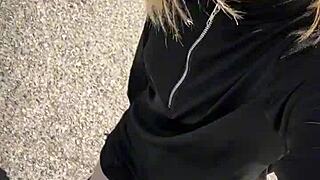 Hey, Check Asian Ladyboy Lexi Faith's Cute Stockings Vlog Summer 01 Outdoors