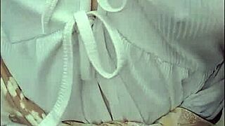 whoa that viral teacher walking braless on public road flashing her huge natural tits then playing with pussy using cucumber