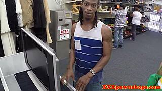 i spy this amateur getting doggystyled then sucking cock on hidden pawnshop cam