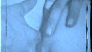 Pornostalgia uncovers hairy pussy fucking in 1960s retro blue films shadows