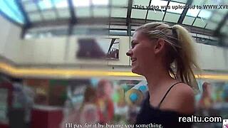 My adorable Czech kitten tempted in mall for POV fuck