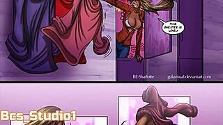 be charlotte grows into giantess with massive inflating boobs riding tall cock