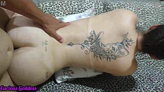 Hot Milf Brunette Goddess Licks Big Black Cock Then Gets Pussy Ass Fucked!