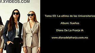 University emo goddess diana dances seductively at mexican nightclub with swingers