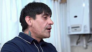 hot delivery guy pounds her ass deep for creamy anal finish