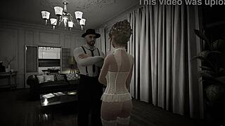 blonde lingerie tease in voyeur angels awakening play part 3