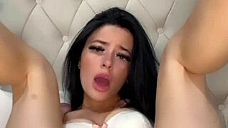horny american teen exchange student squirts hard on webcam toys
