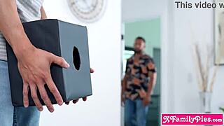 Halloween Swap Family Inspects Boxes with Uncle, Father-in-Law, and Milf in Taboo 4-Some Roleplay Fantasy.