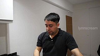 i fuck girlfriend's tight ass doggystyle after work lynn scream anal creampie!