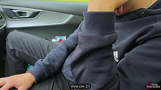 Cheating in Taxi Backfires as Femdom Driver Plants Pussy on His Face