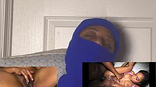 whoa my wet ebony pussy squirts hard with eyes rolling in orgasmic bliss... damn