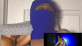 whoa my wet ebony pussy squirts hard with eyes rolling in orgasmic bliss... damn