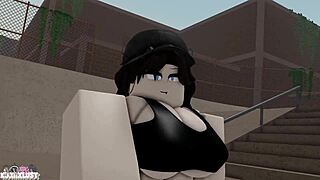 Emo Girl FLASHES Tits in Skatepark Then RIDES You Hard