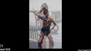 Pattaya Soi6 ladyboys tease beach road fun