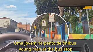 ei estudante, punheta arriscada no carro em público te excita?