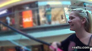 My adorable Czech kitten tempted in mall for POV fuck