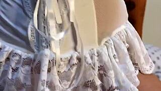 Intense College Slut Rides Monster Cock with Huge Natural Tits Bouncing