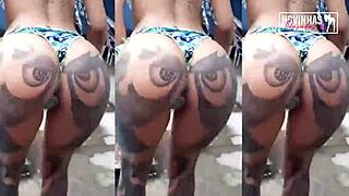 Novinhas safadas twerking raba hard in lingerie shorts booty bounce compilation!