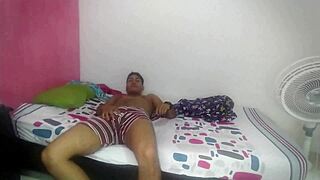 Hey hubby waits in living room while i take friend's huge cock doggystyle creampie