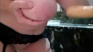 WOW! MATURE MILF RIDES DILDO Between HUGE TITS in Hot COMPILATION!