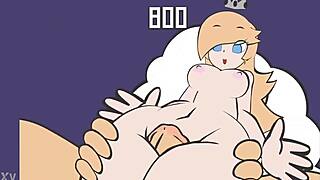 ever wonder how princess rosalina takes monster cock doggystyle with titty fuck and big ass cumshot?