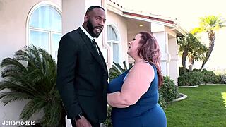 mature bbw lynn savors every inch of that big black cock jm1406