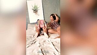 big ass ebony lesbians scissor and finger wet pussies in secret cheating affair