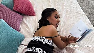 Stepson pounds ebony stepmom relentlessly