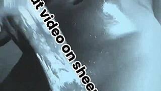 Isn't This Sneak Peek of Horny Hard Masturbation Saga Black and White Teasing?