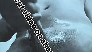 Isn't This Sneak Peek of Horny Hard Masturbation Saga Black and White Teasing?