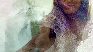 Gorgeous PETITE milf Carolina White STRIPS red lingerie and poses bombshell