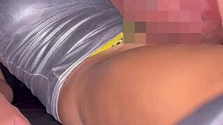 sexy brazilian wife seduces uber driver on live, hubby films her public beach milk licking orgy