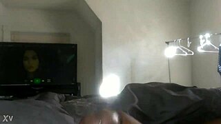 home alone stroking my aching cock till it spurts milk