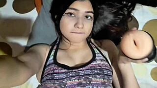 big titted stepmom sneaks into my room for real homemade fuck session