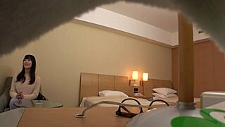 japanese milf with huge natural tits cosplays desperately for hotel photoshoots to survive