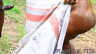 Pastor’s daughter squirts juicy pussy on big black cock in african outdoor doggie creampie, oiled ass shaking wildly?