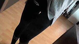 good morning... sniffing her smelly white socks fetish 😍👃