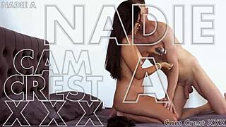 why does cam crest blast cum all over nadie's sweet ass?
