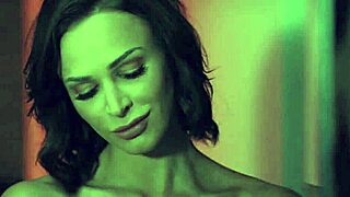 Overwhelmed with dirty lust as petite lesbian babe rides homeless dude's throbbing monster cock hard