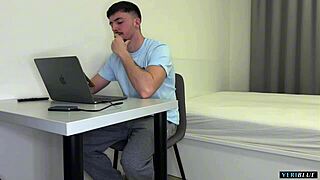 i moan wildly as lover sucks my cock while i talk to wife then fuck her rough at home